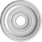 Ekena Millwork Cole PVC Ceiling Medallion (Fits Canopies up to 4 1/2"), Metallic Drk Bronze, 16"OD x 3 1/2"ID x 1"P CMP16COCDB - alternate 5